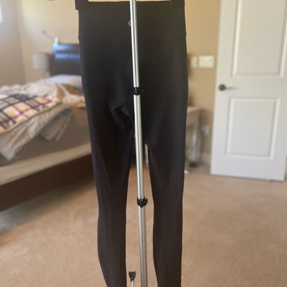 Lululemon black leggings with cutouts at knees. Size 2. No flaws. - Picture 4 of 4